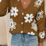 Cardigan imprimé floral