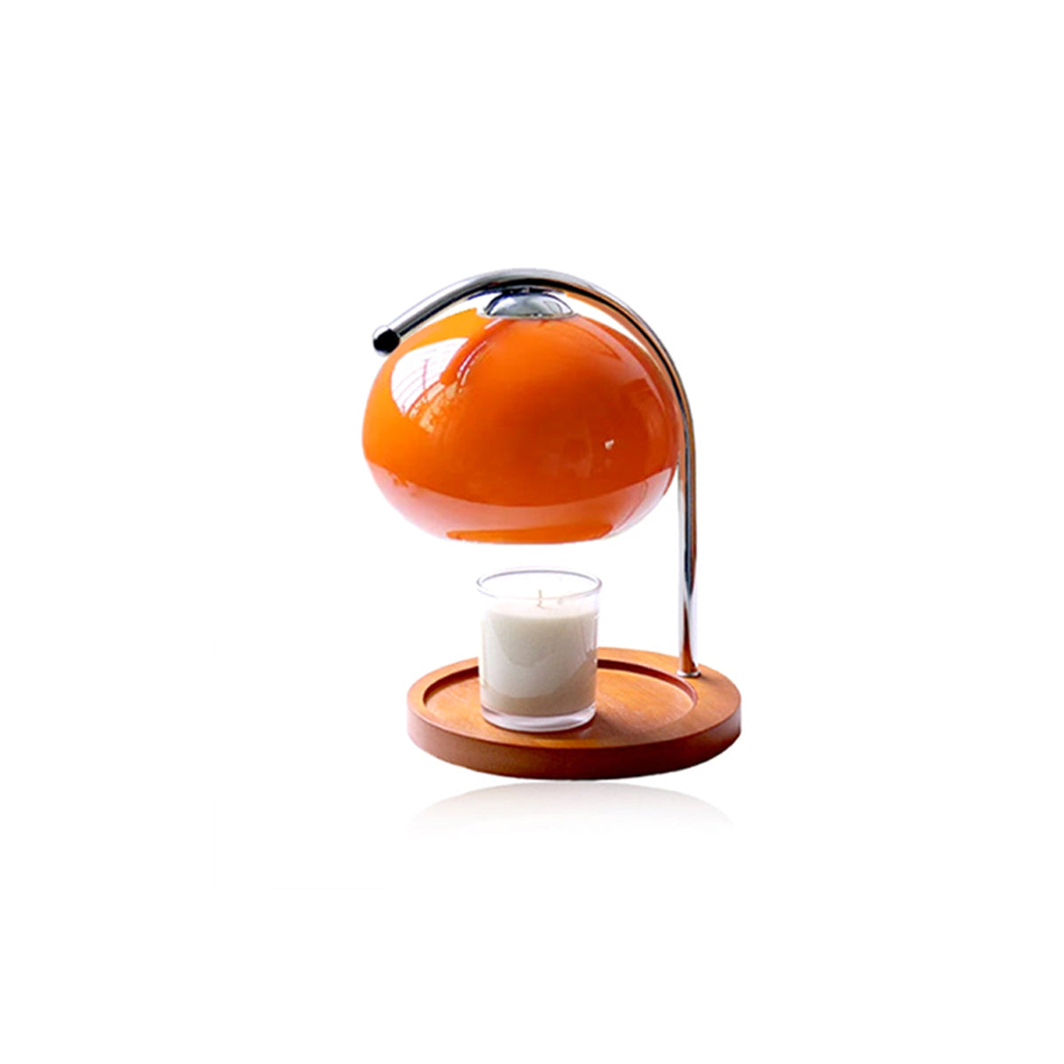 Lunaris | Elegant Dimmable Glass Candle Warmer Lamp for Cozy Ambiance